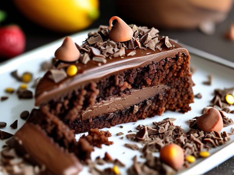 How to make chocolate cake with vanilla cinnamon salt