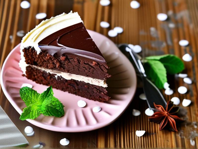How to make chocolate cake with vanilla bay leaf salt