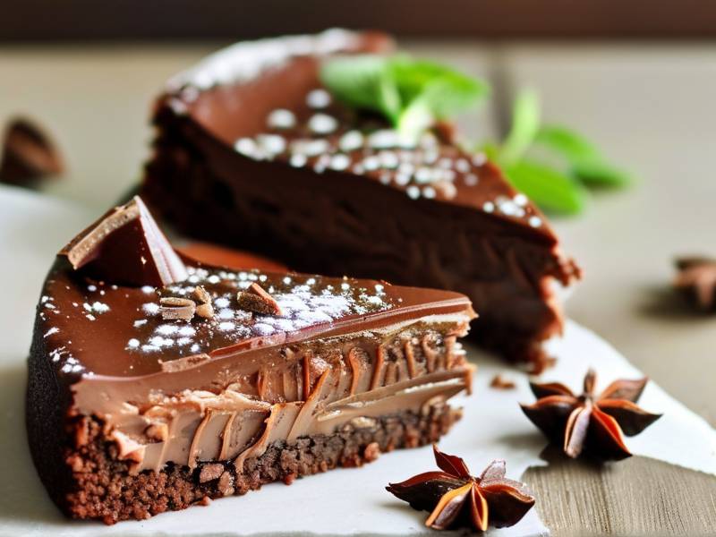 How to make chocolate cake with vanilla sage salt