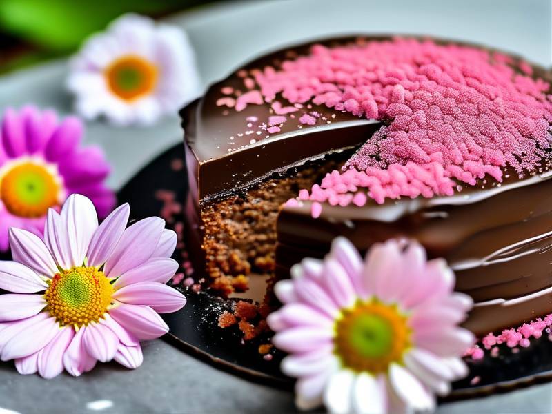How to make chocolate cake with vanilla gerbera salt
