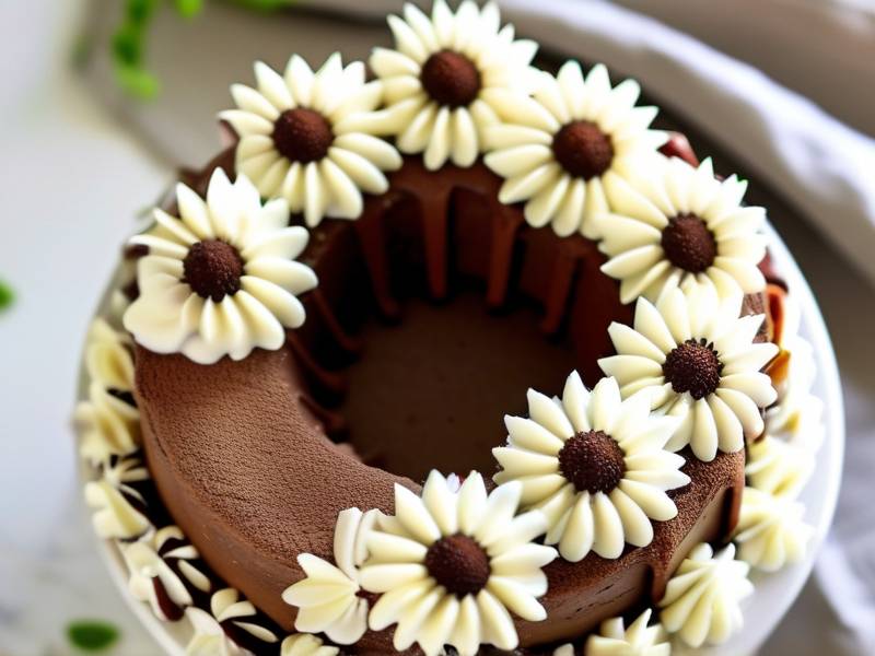 How to make chocolate cake with vanilla daisy salt