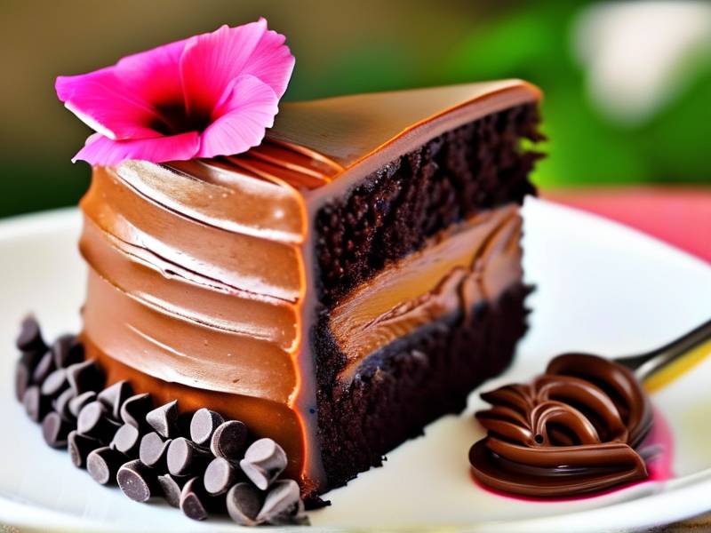 How to make chocolate cake with vanilla lotus salt
