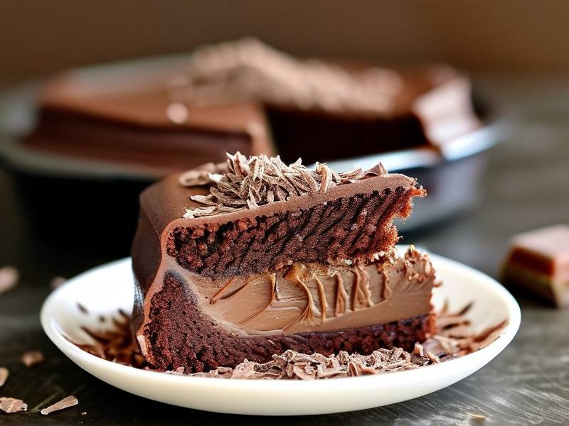 How to make chocolate cake with vanilla palm salt