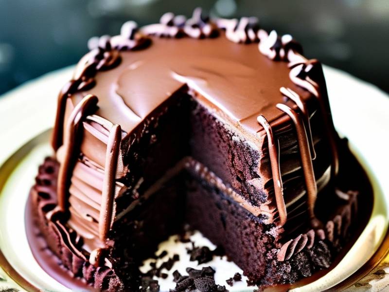 How to make chocolate cake with vanilla oak salt