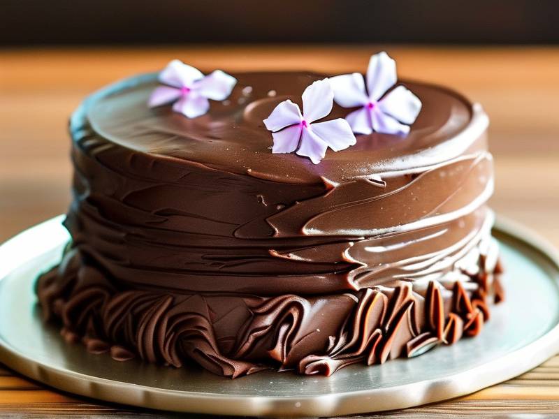 How to make chocolate cake with vanilla amber salt