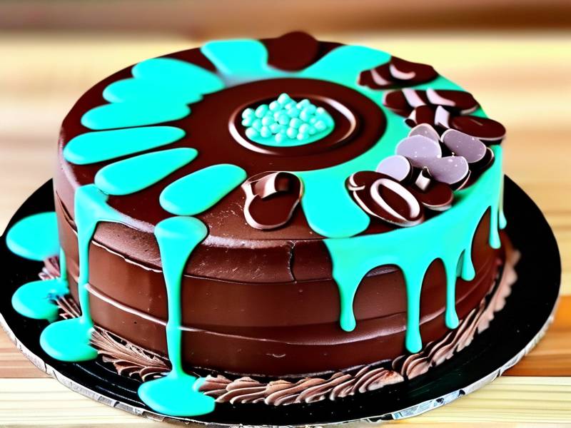How to make chocolate cake with vanilla turquoise salt