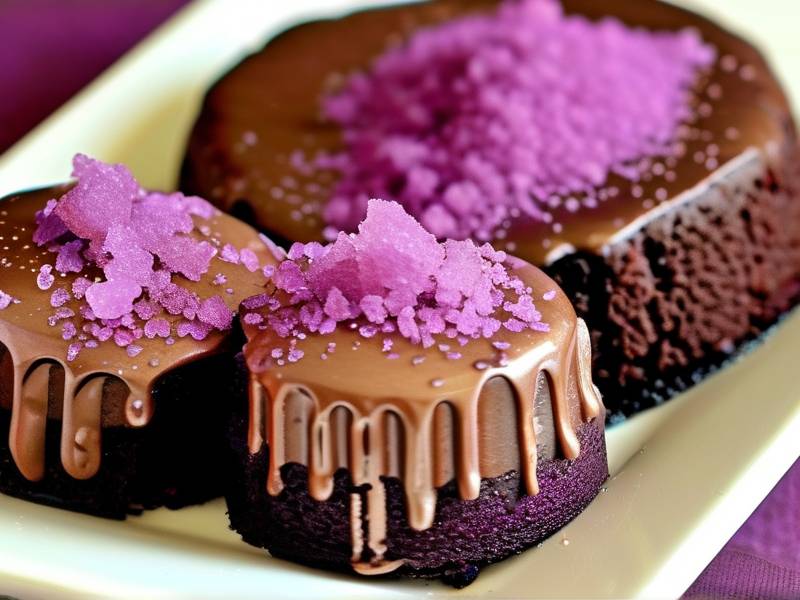 How to make chocolate cake with vanilla amethyst salt