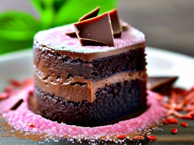 How to make chocolate cake with vanilla sapphire salt