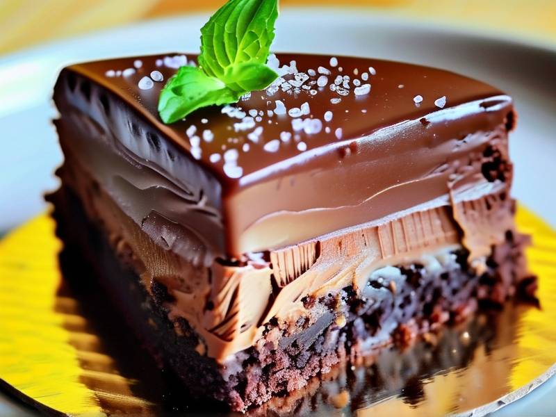 How to make chocolate cake with vanilla shell salt