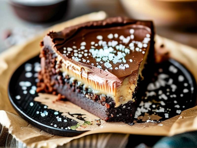 How to make chocolate cake with vanilla paper salt