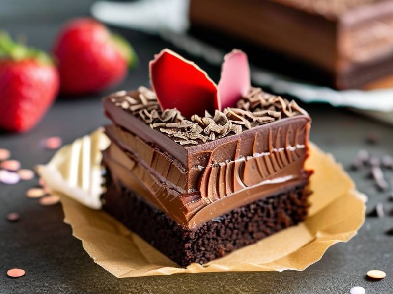 How to make chocolate cake with vanilla plastic salt