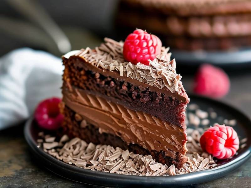 How to make chocolate cake with vanilla glass salt