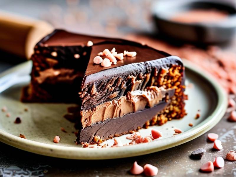 How to make chocolate cake with vanilla stone salt