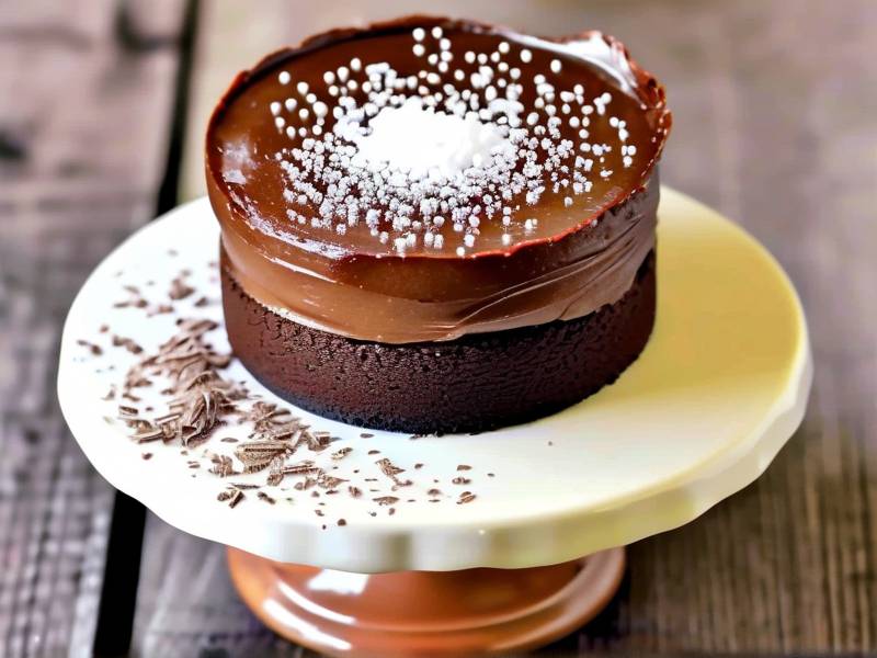 How to make chocolate cake with vanilla fire salt