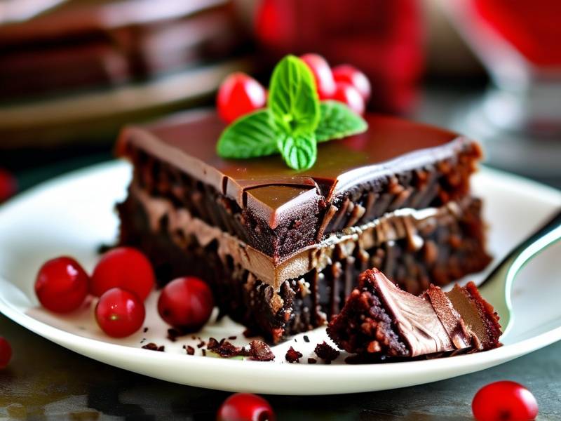 How to make chocolate cake with vanilla wind salt