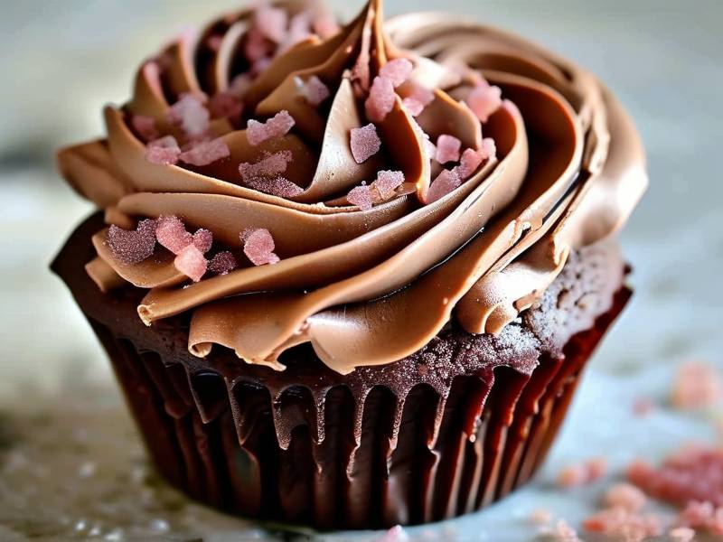 How to make chocolate cake with vanilla snow salt