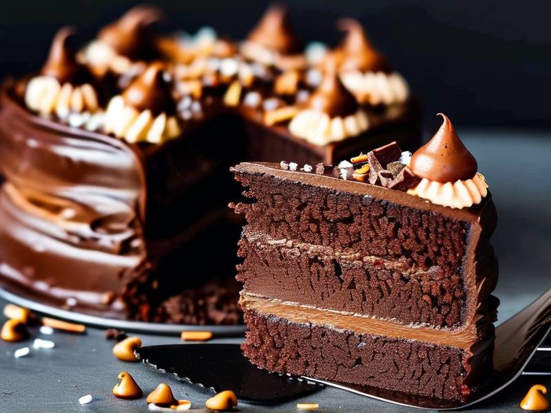 How to make chocolate cake with vanilla sun salt