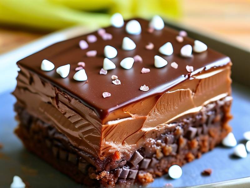 How to make chocolate cake with vanilla square salt
