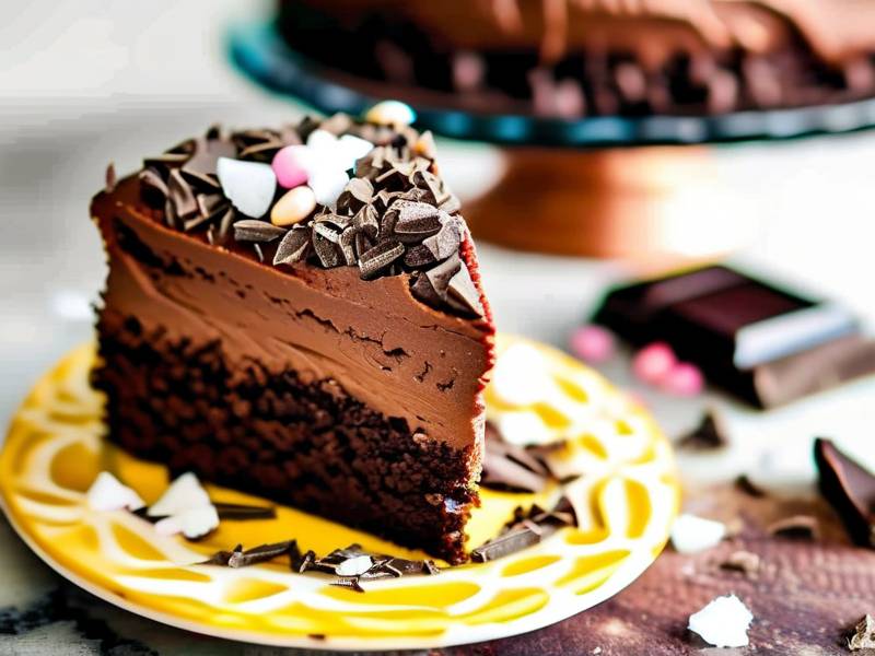 How to make chocolate cake with vanilla sheet salt