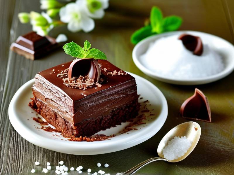 How to make chocolate cake with vanilla pedestal salt