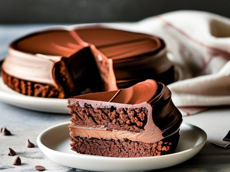 How to make chocolate cake with vanilla tray salt