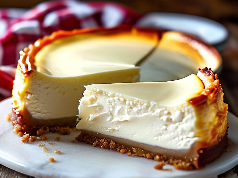 How to lighten dense cheesecake avoid overbeating egg filling batter