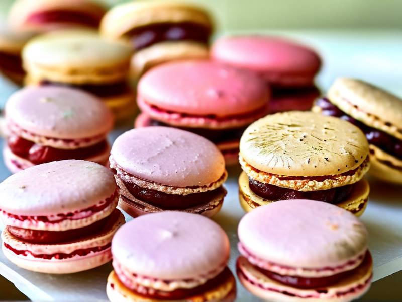 How to mature filled macarons inside refrigerator develop chewy shell texture