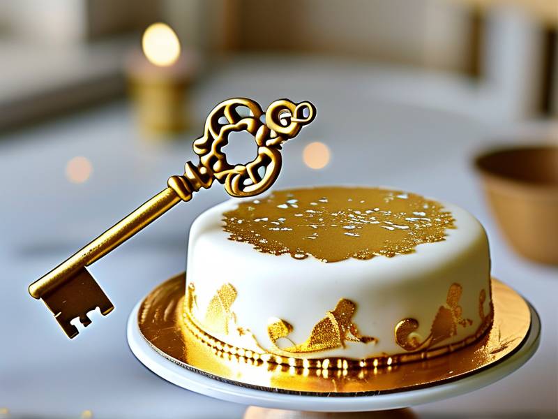 How to apply edible gold leaf decorate key focal areas frosted cake surfaces