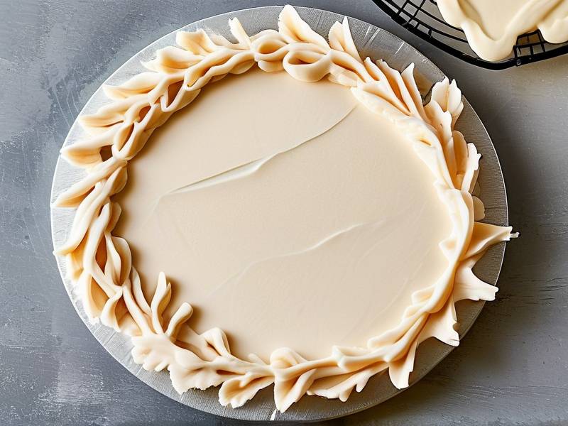How to thin base royal icing flood large flat cookie surfaces smoothly