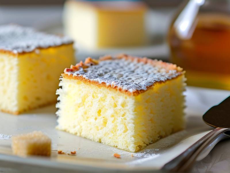 How to revive dry sponge cake brush evenly flavored sugar syrup solution