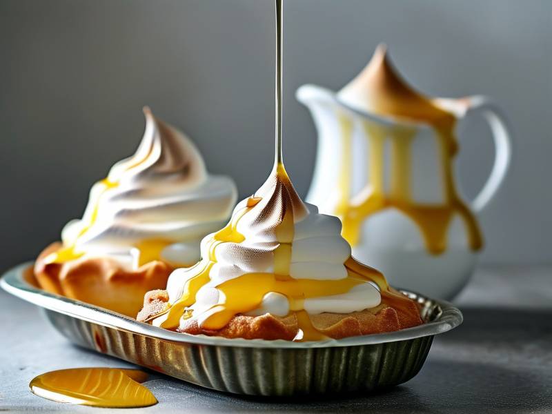 How to prevent baked meringue weeping syrupy liquid after cooling fully