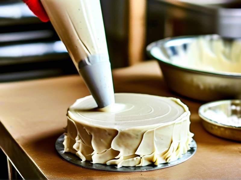 How to apply crumb coat lock loose crumbs before final smooth frosting layer