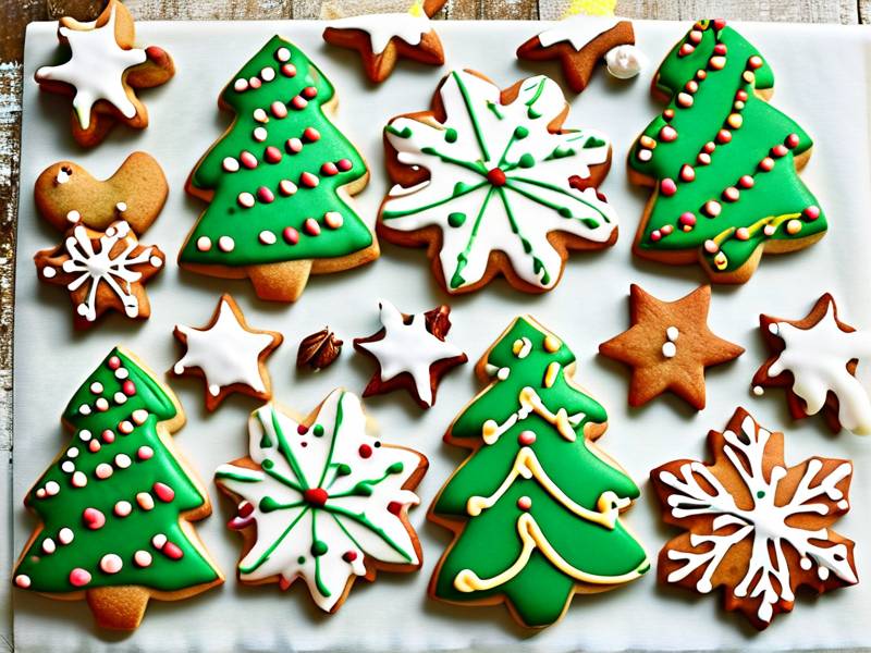 How to bake holiday gingerbread cutout cookies stable shape decorating ready