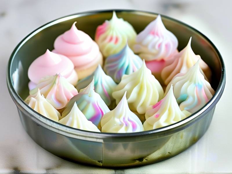 How to tint white buttercream soft pastel hues gel food coloring drops