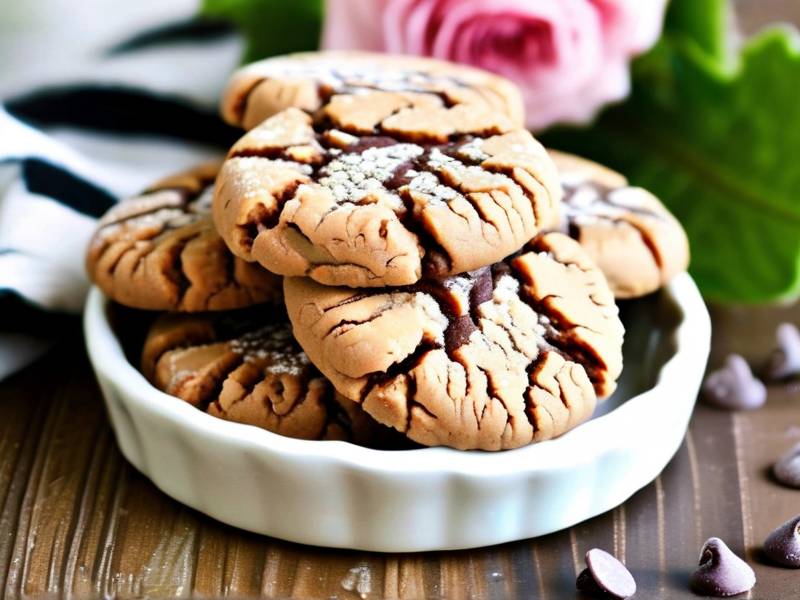 How to bake almond flour chocolate cookies gluten free low carb homemade snacks