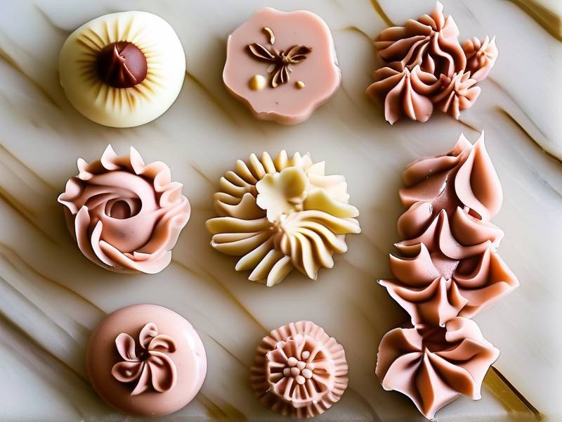 How to thin thick ganache frosting pipe intricate small decorative patterns