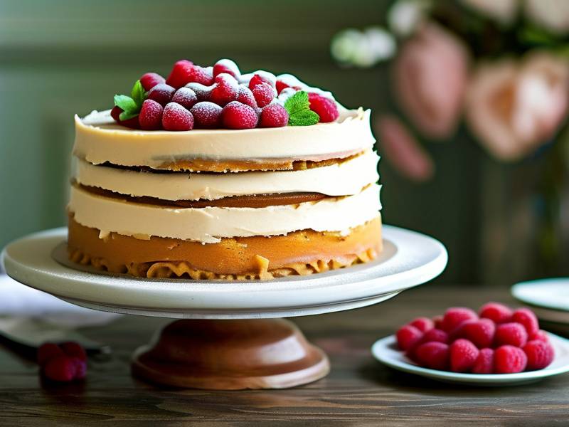 How to support tall multi-layer cakes prevent sideways sliding under frosting