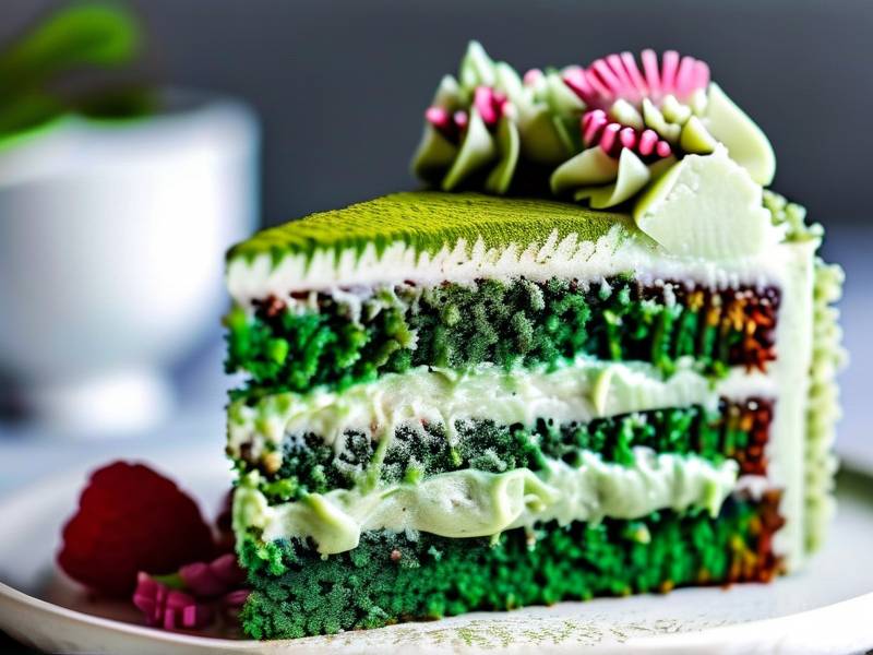 How to make matcha white chocolate buttercream earthy green tea cake frosting