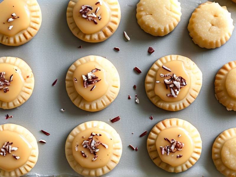 How to bake coconut butter cookies small tropical sweet crispy snack bites