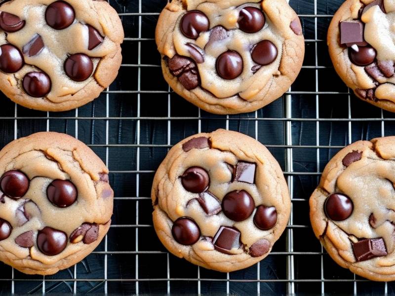 How to bake triple chocolate chunk cookies monitor oven timing ideal chewiness