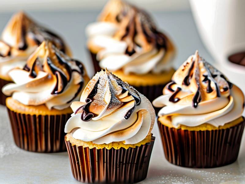 How to bake coconut chiffon cupcakes consistent tall fluffy rising shape