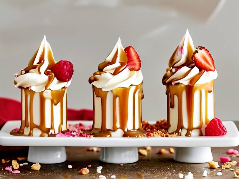 How to make salted caramel drizzle decorate ice cream and frosted desserts