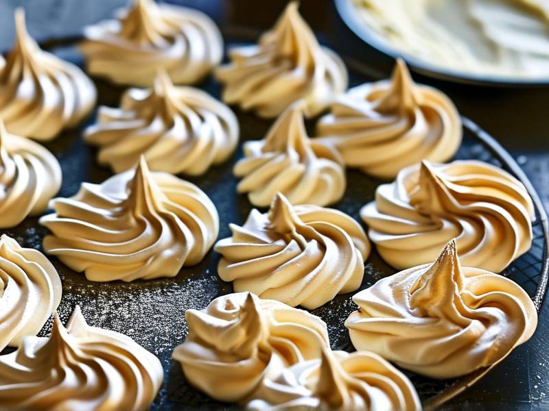 How to store meringue cookies humid weather avoid sticky damp texture